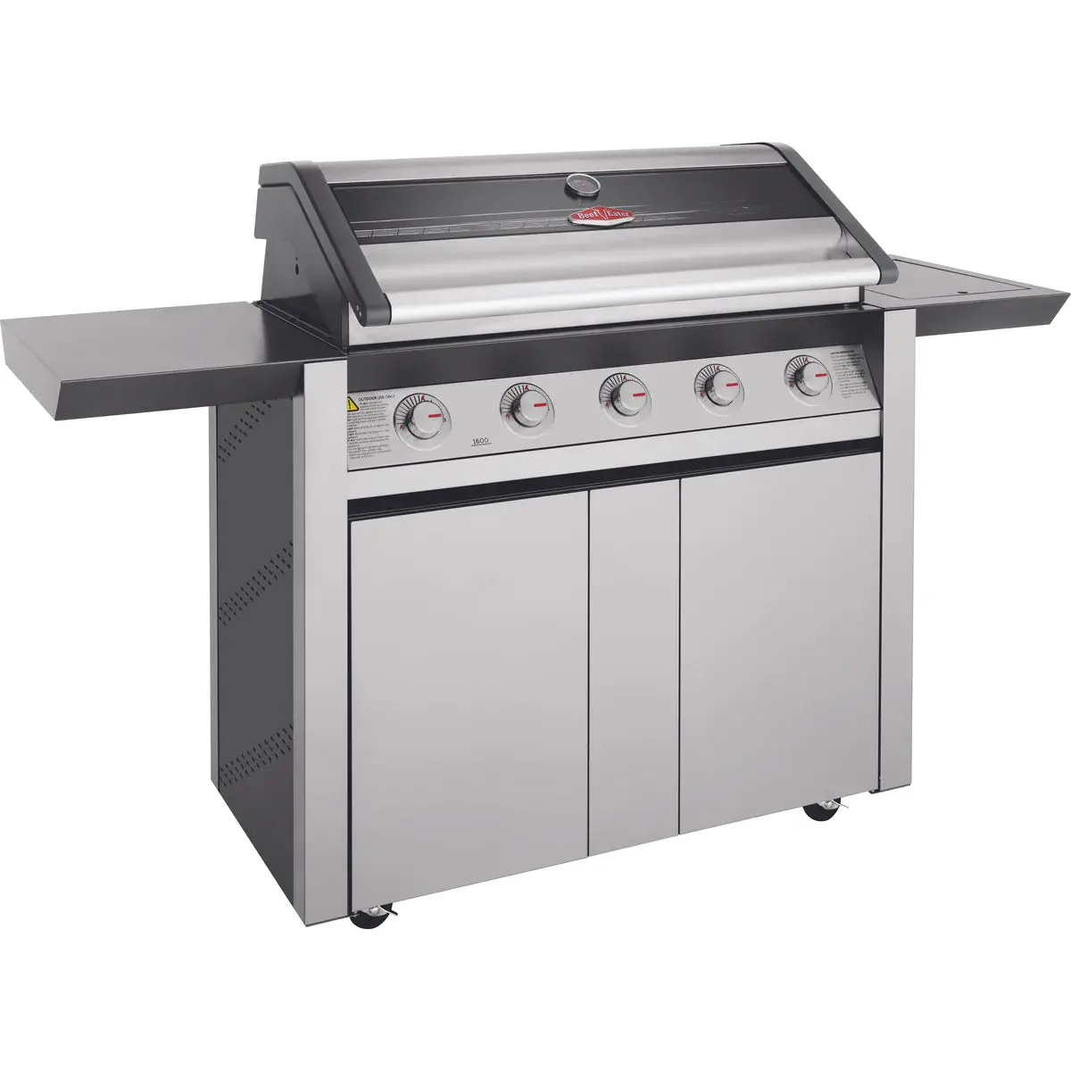 Beefeater 1600S Series - 5 Burner Bbq & Side Burner Trolley (Bmg1651sbe 1