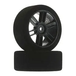 F2638-B Front 26Mm Nitro Touring Foam Tire, Blk Whl, 38(2) 1