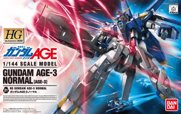 Bandai 5057386 Hg #21 1/144 Gundam Age-3 Normal 1