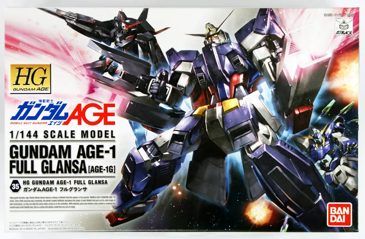 Bandai 5057390 Hgage #35 1/144 Gundam Age-1 Full Glanza 1