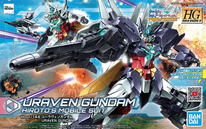 Bandai 5058270 Hgbd #23 1/144 Uraven Gundam 'Gundam Build Divers' 1