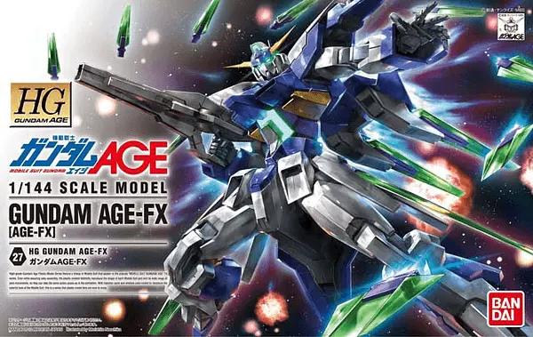 Bandai 5057388 Hgage #27 1/144 Gundam Age-Fx 1