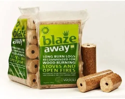 Blaze Away Long Burning Logs For  Fireplaces, Open Fires 1
