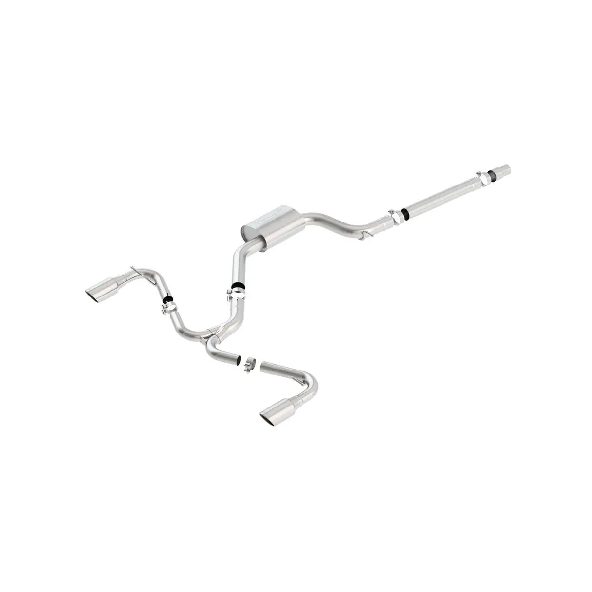 Borla S-Type Catback Exhaust – Fits 2015–2017 Vw Mk7 Gti 1