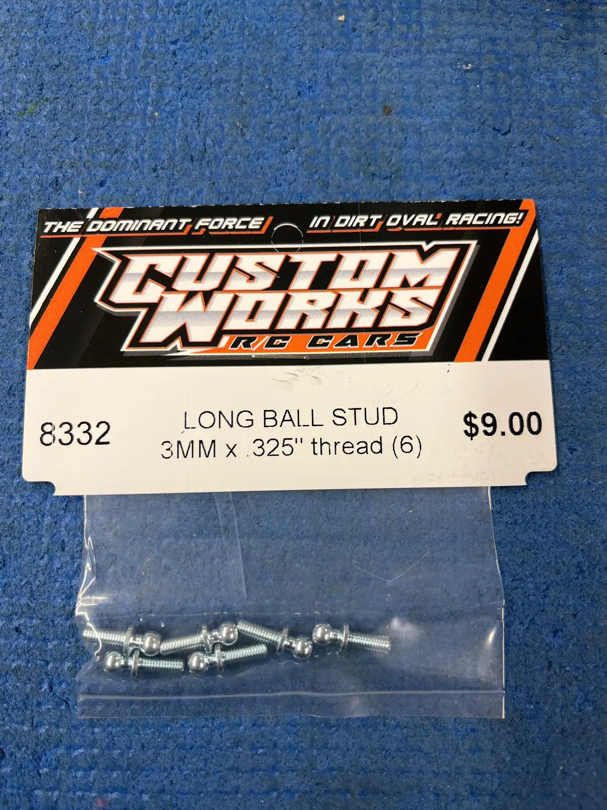 Custom Works 8332 Long Ball Stud – 3Mm X .325″ Thread (6) 1