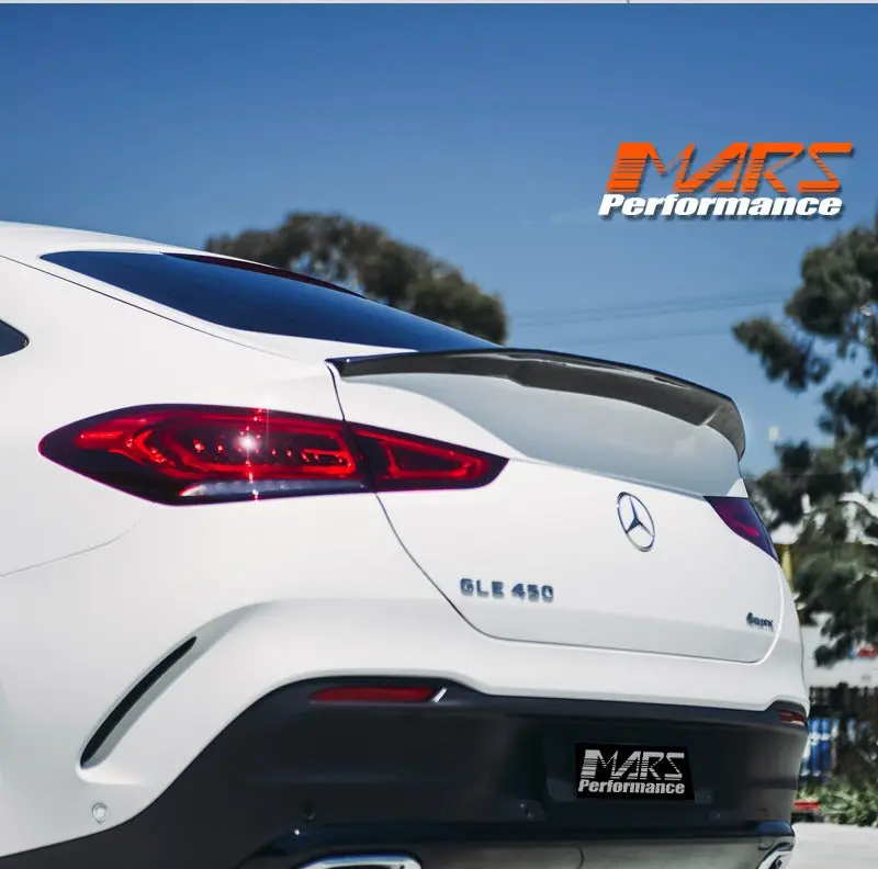 Flokraft Dry Carbon Fibre Rear Trunk Lip Spoiler Bodykit For Mercedes-Benz Gle Coupe C167 & Gle53 Gle63 Amg 1
