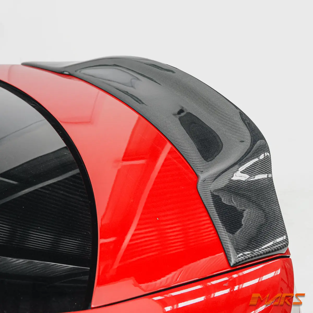Renntech Style Carbon Fibre Rear Trunk Lip Spoiler Bodykit For Mercedes-Benz W204 C204 Coupe & C63 Amg 2011-2014 1