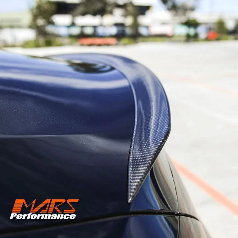 Edition 1 Amg Style Carbon Fibre Rear Trunk Lip Spoiler Bodykit For Mercedes Benz C-Class C205 Coupe & C43 & C63-S 2016-2021 1