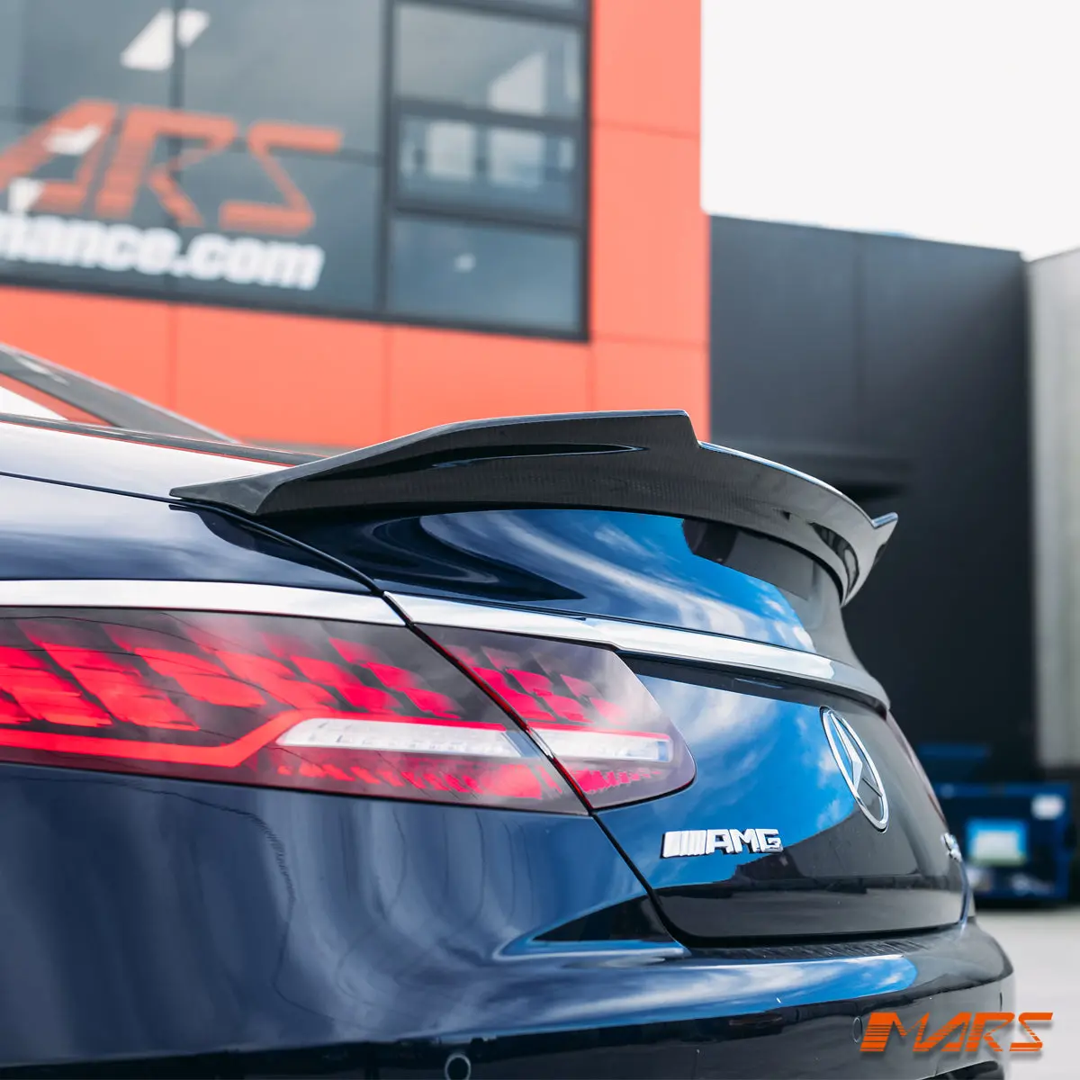 Flokraft Dry Carbon Fibre Rear Trunk Lip Spoiler Bodykit For Mercedes Benz S-Class Coupe C217 & S63 S65 Amg 1