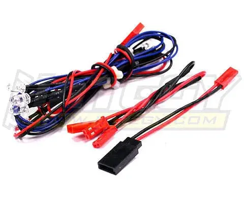 Integy C23148 Blue Led Light Set System For 1/10 Touring Car (6V) 4 Blue & 2 Red Leds 1