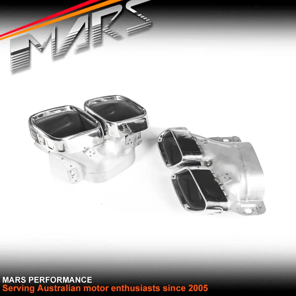 Silver Exhaust Muffler Tips For Mercedes-Benz E-Class W238 C238 Coupe E63s Amg Style Rear Bumper Diffuser 1