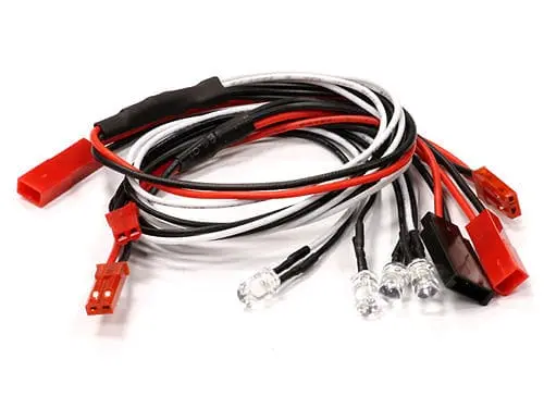Integy C24229 Yellow  Front Led Light Set (4) W/ Wire Harness 1