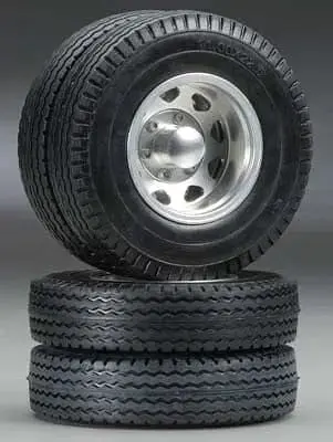 C24347silver Alloy Rear Wheel Type Ii + Tire Set Tam 1