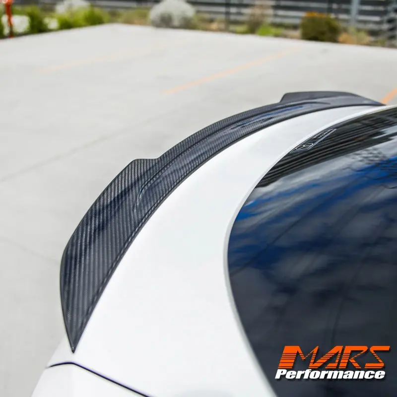 Flokraft Dry Carbon Fibre Rear Trunk Boot Spoiler Lip Wing Bodykit For Mercedes-Benz Glc-Class C253 Coupe & Glc43 Glc63 Amg 1