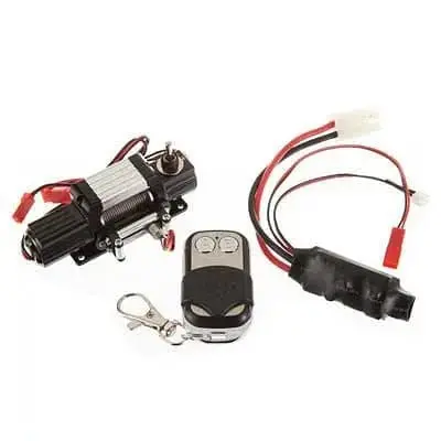 C25589black T7 High Torque Mega Winch W/Remote 1/10 Crw 1