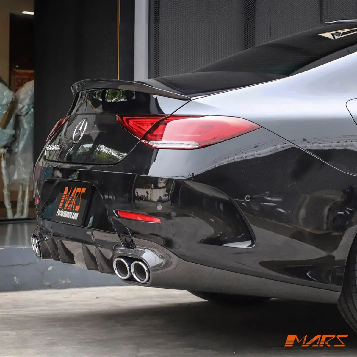 Amg Style Carbon Fibre Rear Trunk Lip Spoiler Bodykit For Mercedes-Benz Cls-Class W257 C257 & Cls53 2018-2022 1