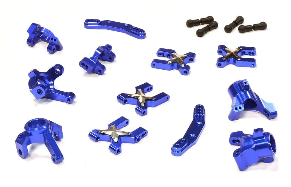 C25786orange Billet Machined Suspension Kit For Traxxas Latrax Rally 1