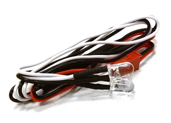Integy C26213 5Mm Led White(2) For 1/10 Scx-10, Scale Crawler, Off-Road, On-Road Tc & Drift 1