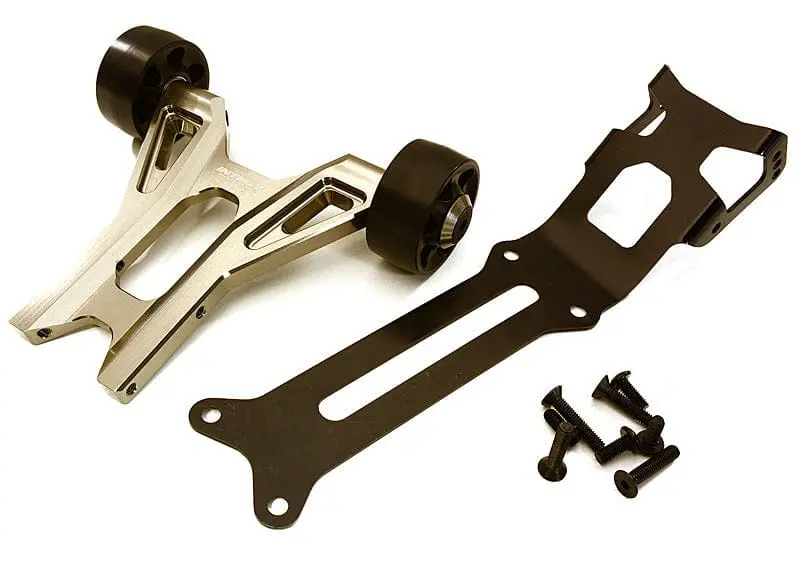 Integy C27985 Grey Billet Machined Wheelie Bar Kit 1