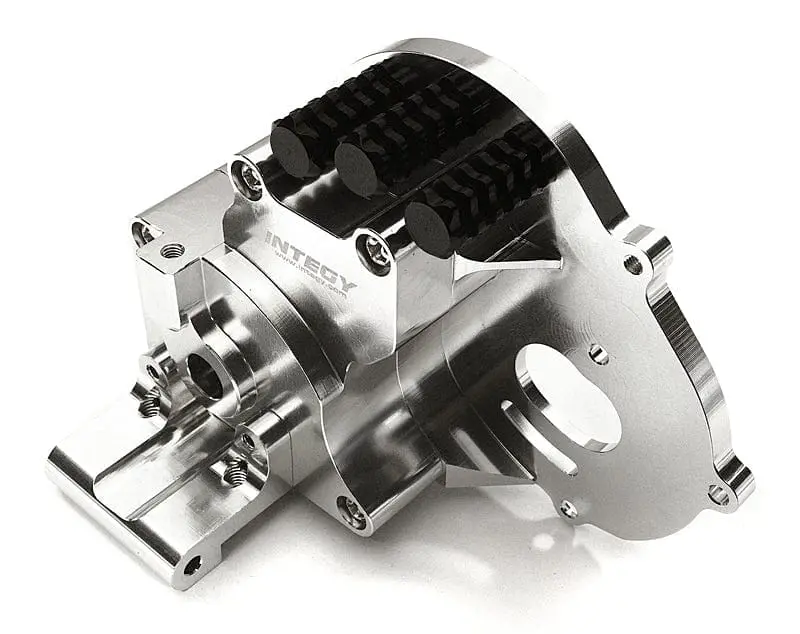 Integy C28196silver Alloy Gearbox Housing 1