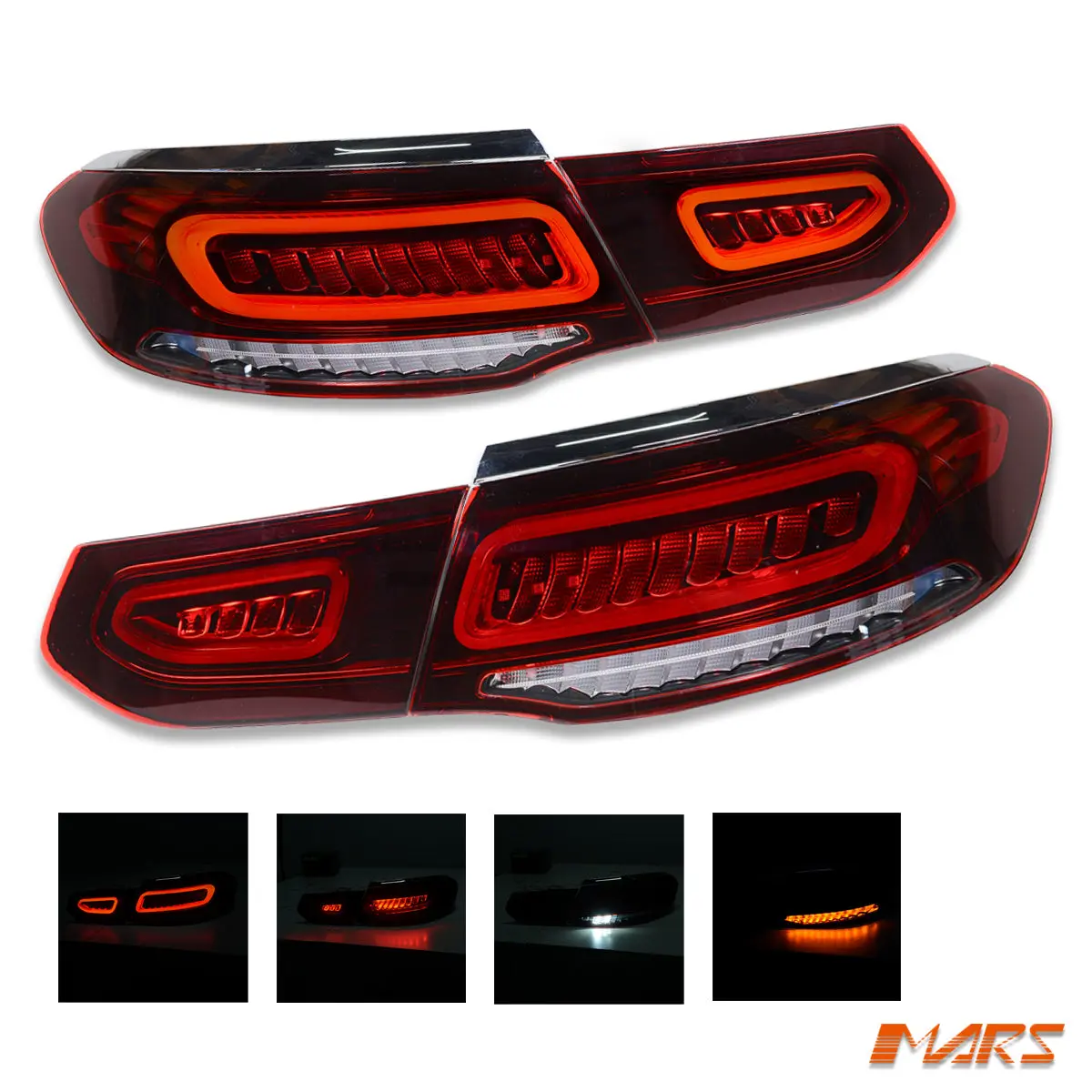 Amg Update Style Tail Light For Mercedes-Benz Glc Coupe C253 & Glc43 Glc63 & Gle Coupe C292 & Gle43 Gle63 2015-2019 1
