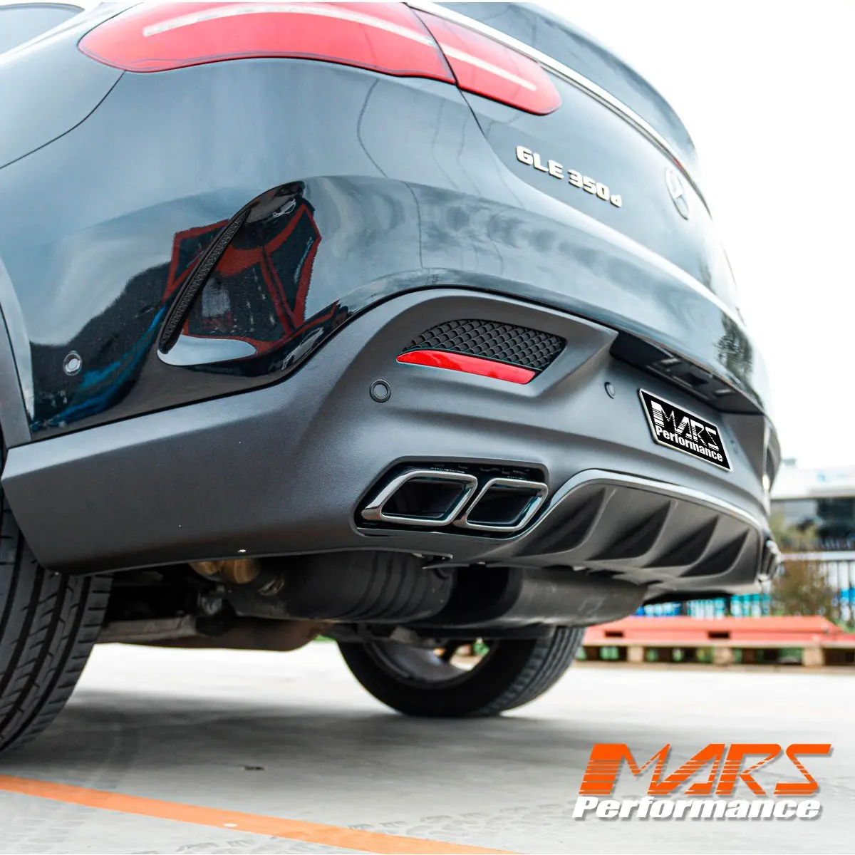 Rear Bumper Bar Diffuser Bodykit For Mercedes-Benz Gle-Class W292 C292 Coupe 2015-2019 & Gle43 Gle63 Amg 1