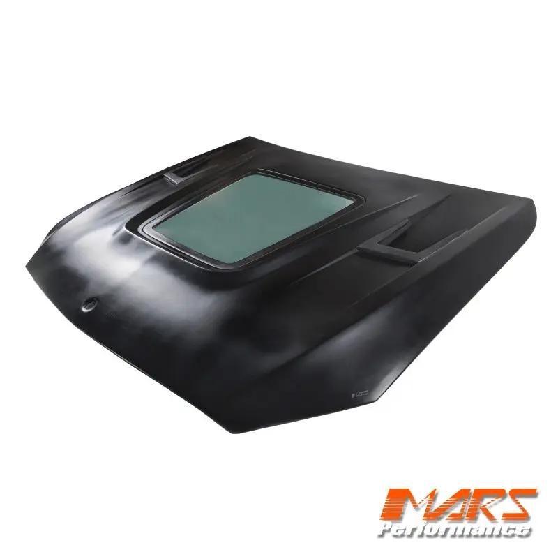 Mars Fibreglass Bonnet Hood With Glass For Mercedes-Benz Amg C63-S A205 C205 S205 W205 1