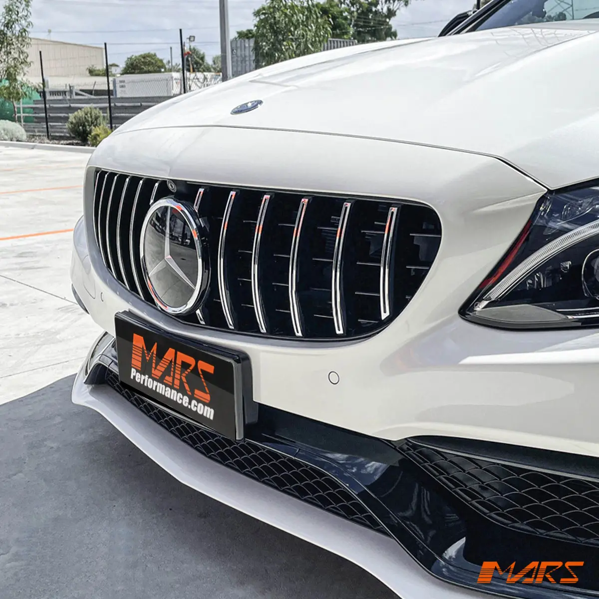 Amg Panamericana Style Front Bumper Bar Grille Grill Bodykit For Mercedes-Benz Amg C63 C63-S W205 C205 S205 A205 M15-My18 2