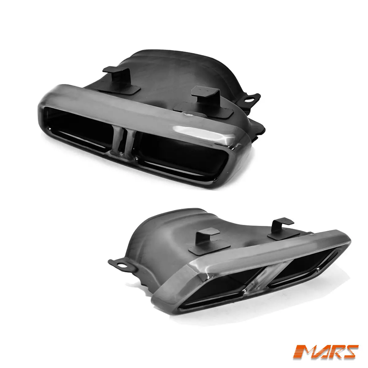 Black W213 E63-S Amg Style Exhaust Muffler Tips For Mercedes-Benz Pre Update W205 C63 / C292 W166 Gle63 / X166 Gls63 / W222 C217 S63 1
