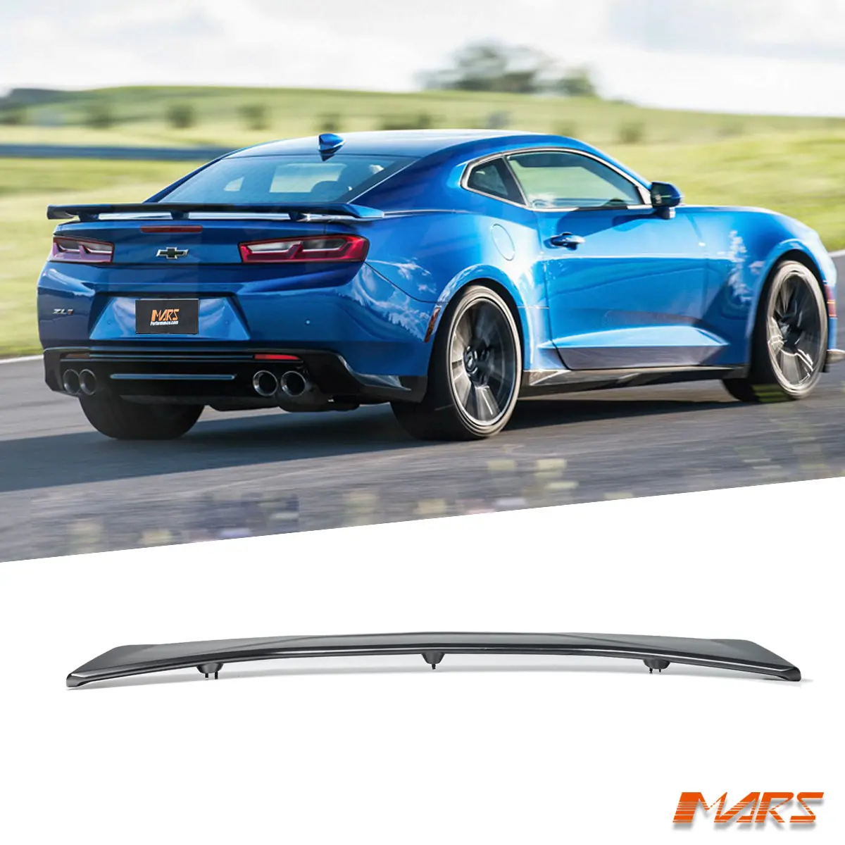 Abs Plastic Zl1 Style Rear Trunk Boot Spoiler Lip Wing Bodykit For Chevrolet Camaro 2016-2022 1