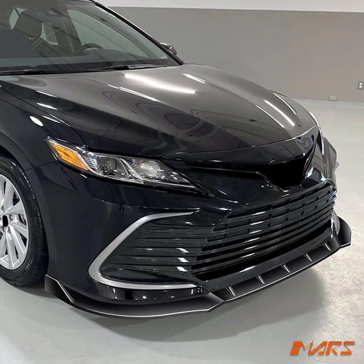 Floaro Gloss Black Lower Front Bumper Bar Lip Spoiler Bodykit For Toyota Camry Ascent 2021-2024 2