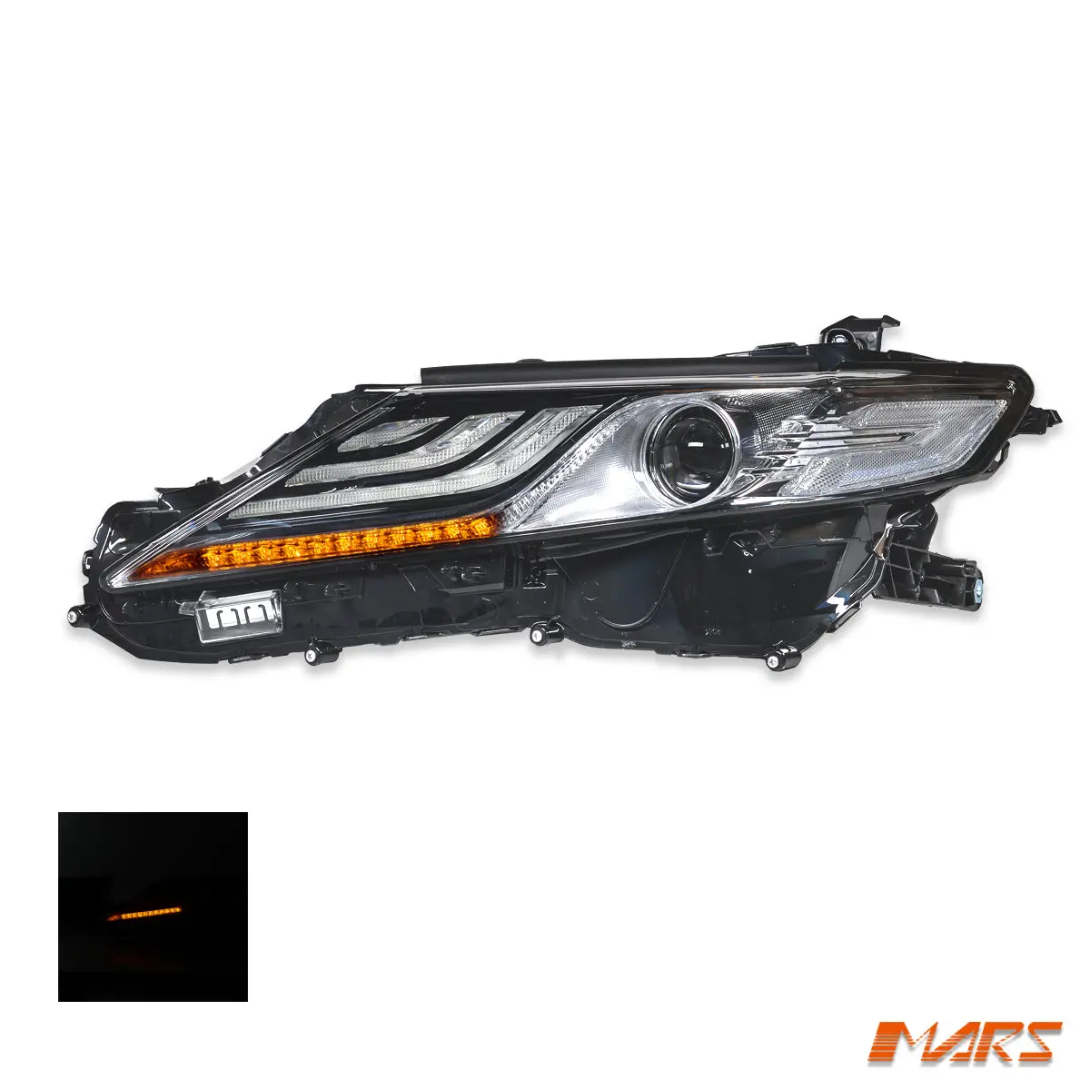 Left (Passenger Side) Headlight Assembly For Toyota Camry Asv70r / Axvh70r / Axvh71r / Gsv70r Sl Sx 2018-2020 1