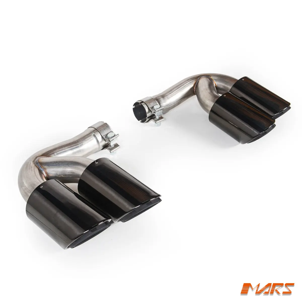 Sportdesign Sd Style Gloss Black Dual Exhasut Tips For Porsche Cayenne 9Ya Suv & 9Yb Coupe 2018+ 1