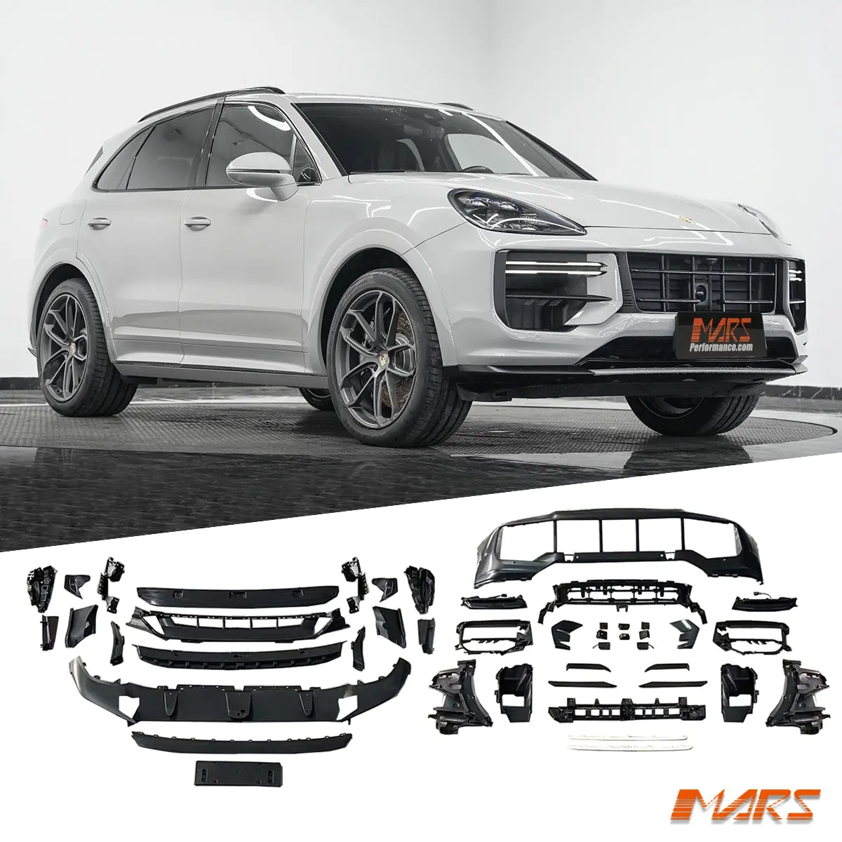 Turbo Gt Style Front Bumper Bar Bodykit For Porsche Cayenne 9Ya Suv & 9Yb Coupe 2023+ 1