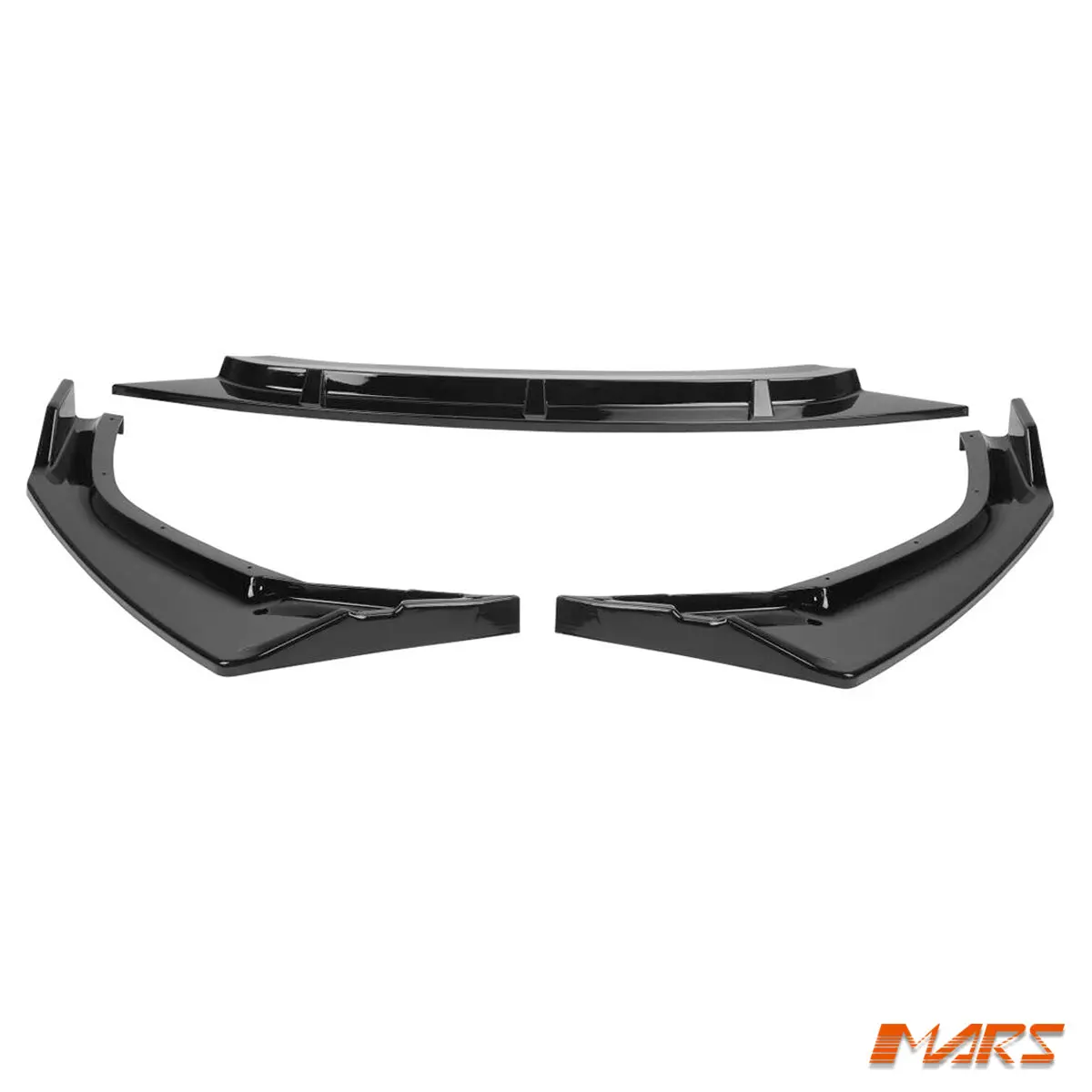Floaro Gloss Black Front Bumper Bar Lower Lip Spoiler Bodykit For Honda Civic Sedan Vti 2019-2021 2