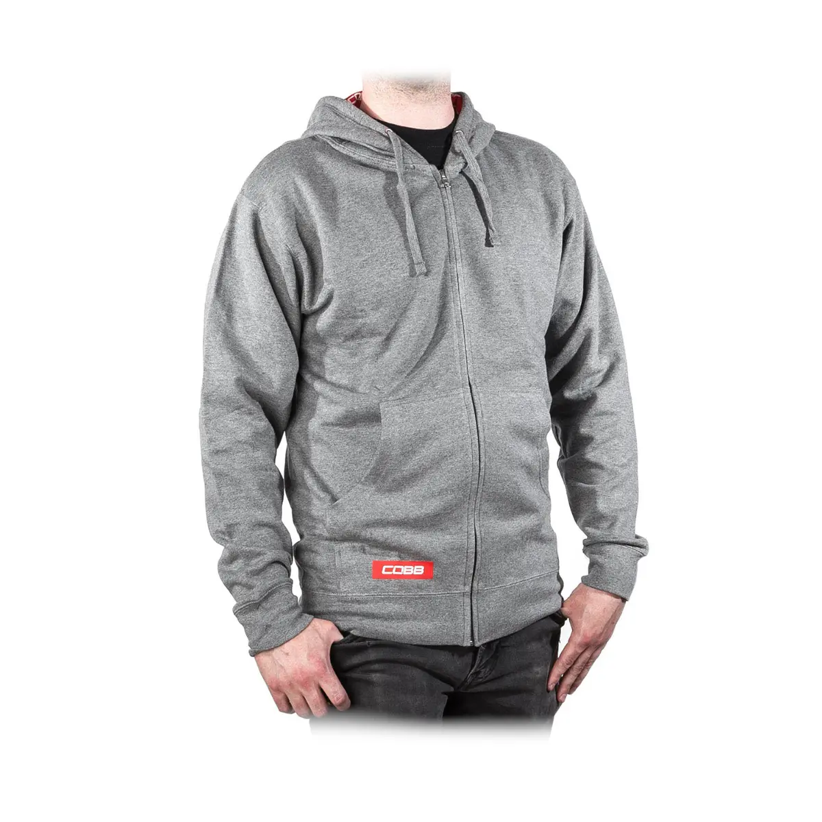 Cobb Grey Zip Hoodie 1