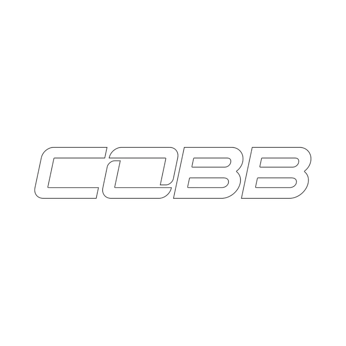 Cobb Logo White Vinyl Decal 1