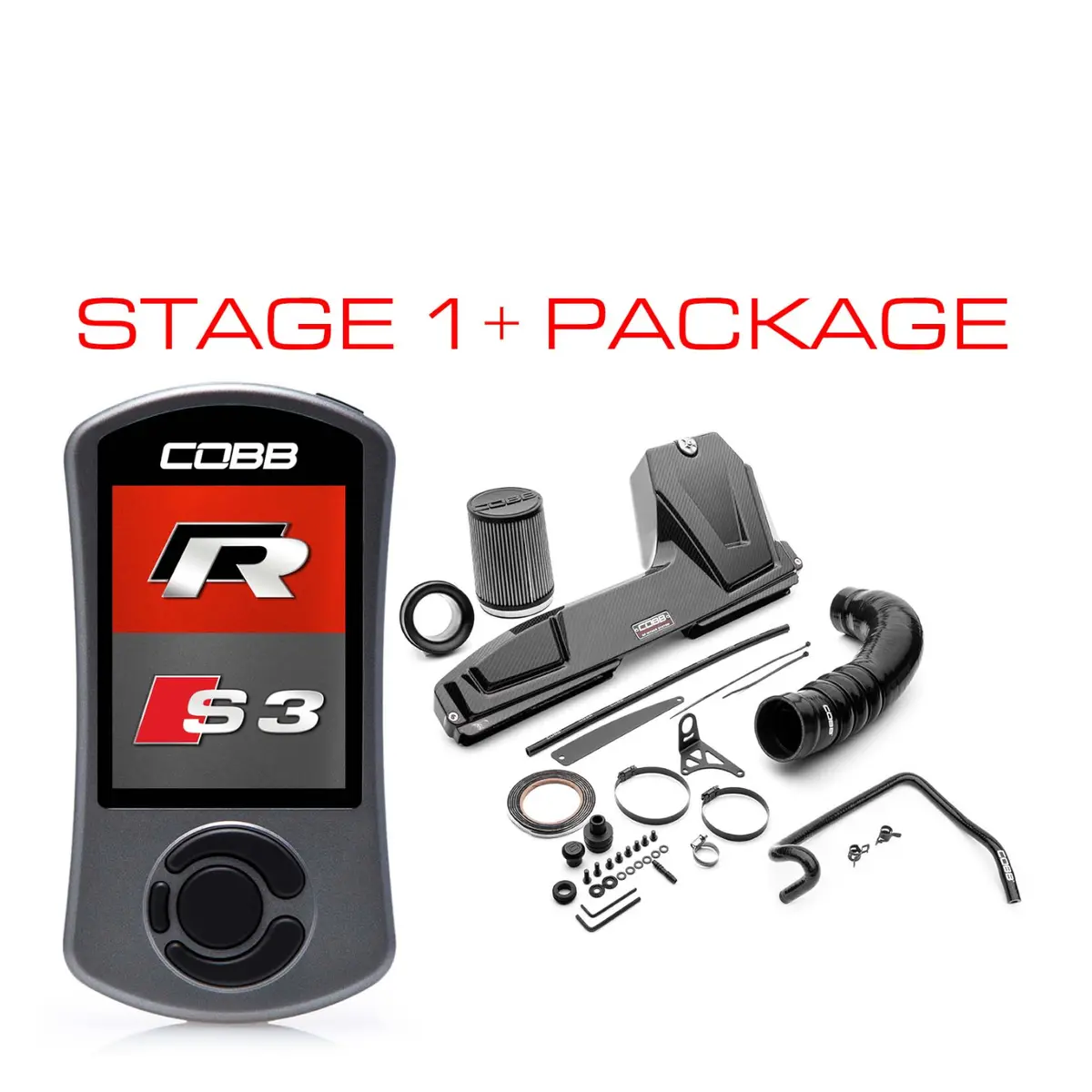 Cobb Stage 1+ Redline Carbon Fiber Power Package | Mk7 R · 8V S3 1