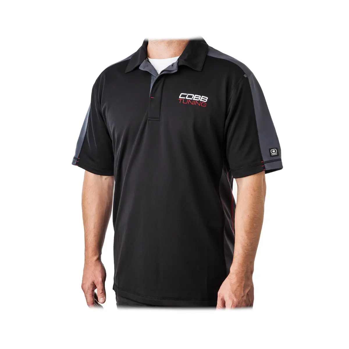 Cobb Tuning Logo Black Polo Shirt 1