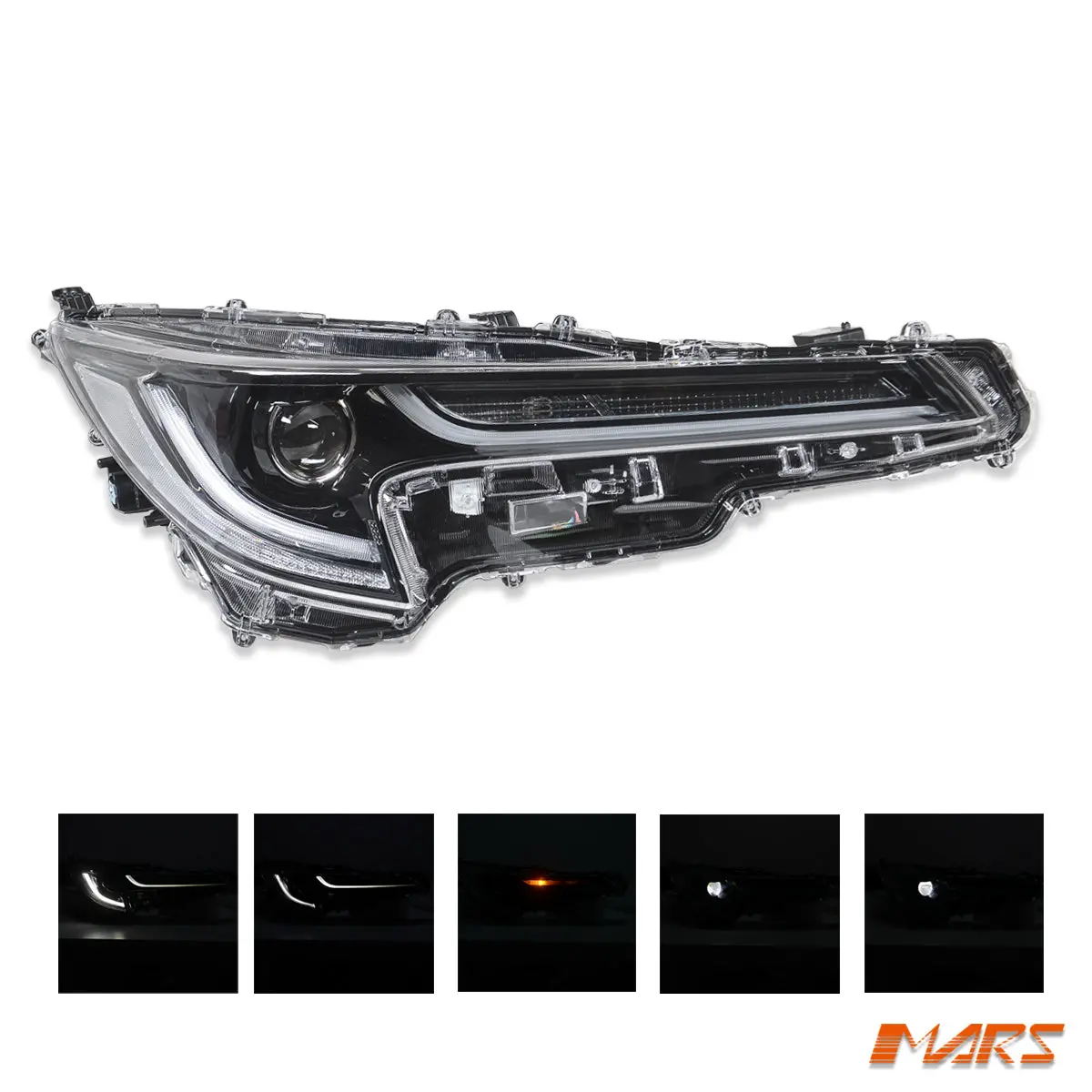 Right Driver Side Oe Head Light Lamp For Toyota Corolla Hatch & Sedan 2018-2022 1