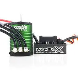 Mamba X, Sensored, 25.2V Wp 1406-7700Kv Combo 1