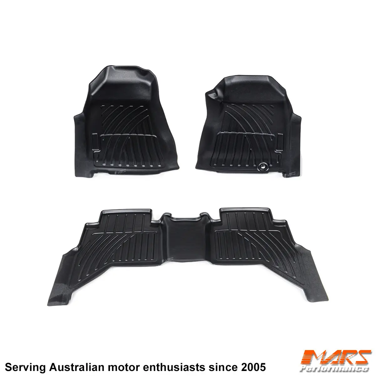 Tpe 3D Moulded Car Floor Mats For Isuzu D-Max Dual Cab 2012-2019 1