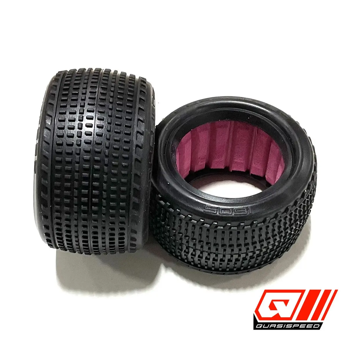 Quasi Speed Qs-1602 Rear Tires With Inserts (Pair) By Gfrp 1
