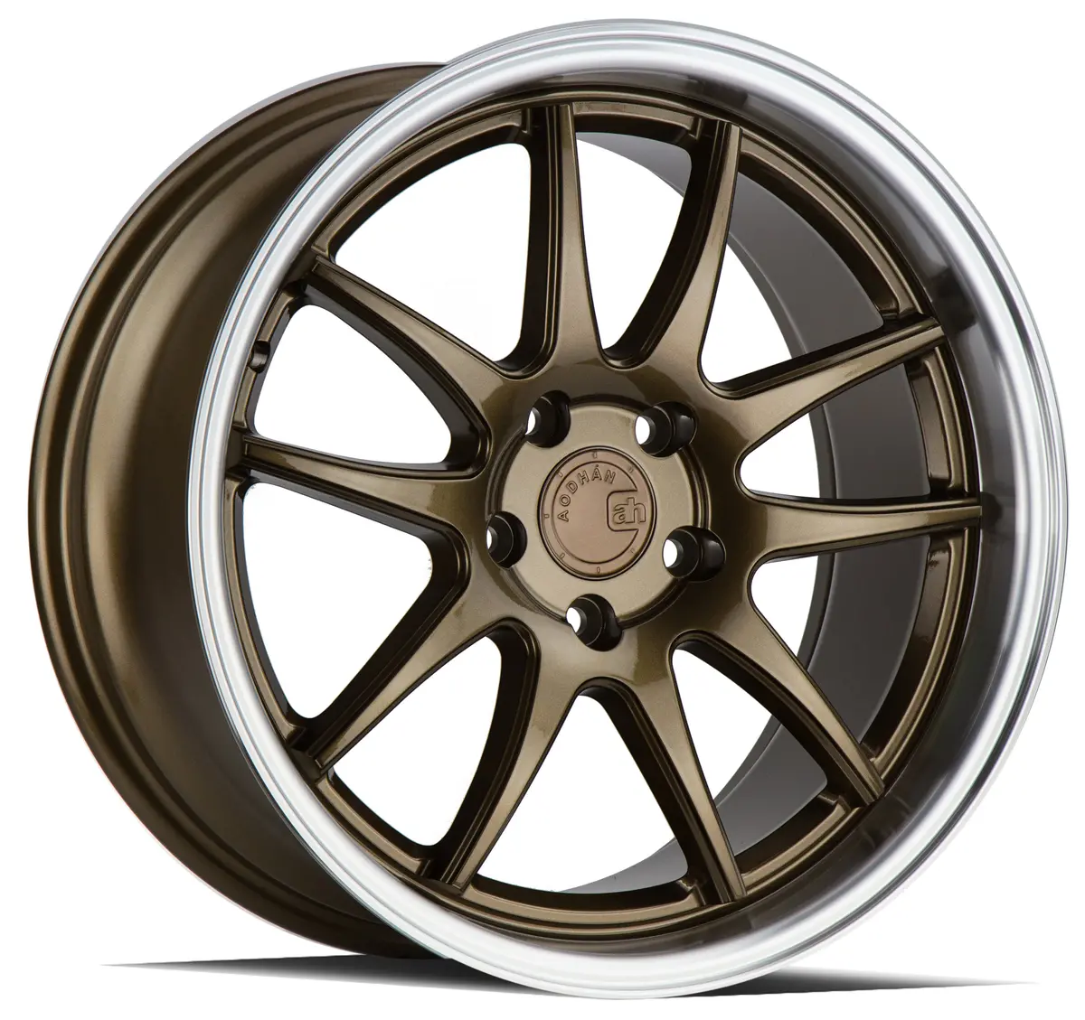 Aodhan Wheels Ds02 Bronze Machined Lip 1