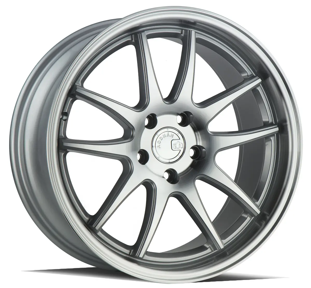 Aodhan Wheels Ds02 Silver Machined Face 1
