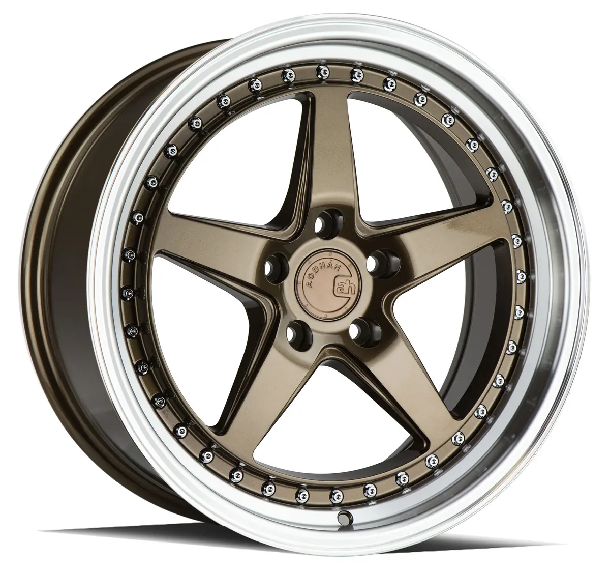 Aodhan Wheels Ds05 Bronze Machined Lip 1