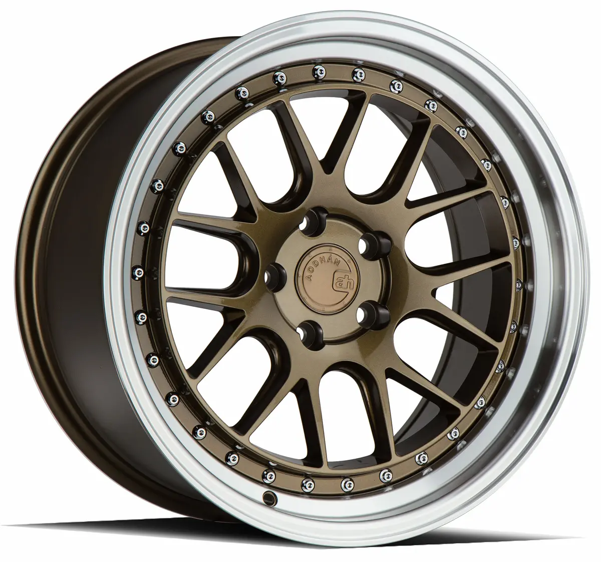 Aodhan Wheels Ds06 Bronze Machined Lip 1