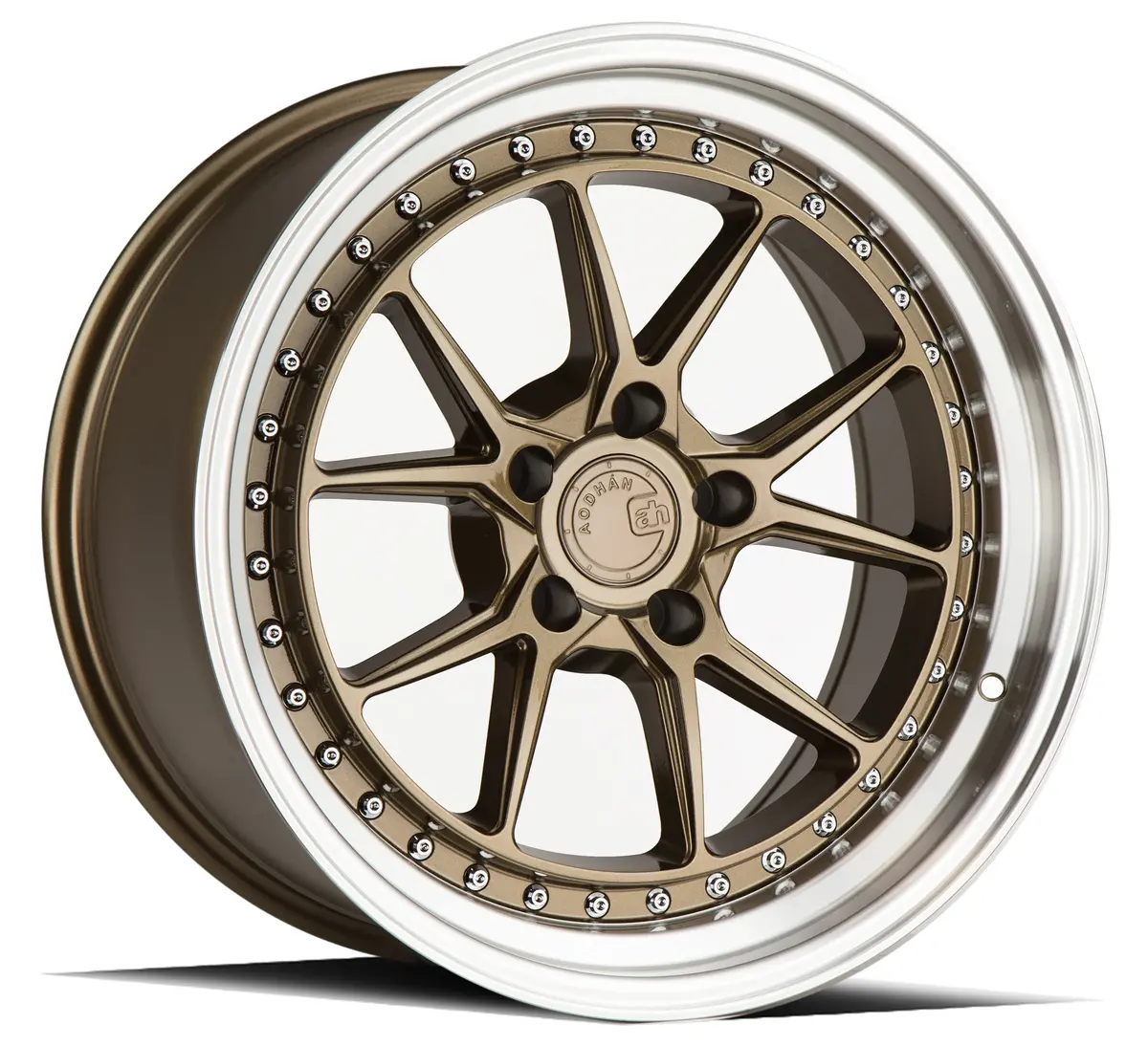 Aodhan Wheels Ds08 Bronze Machined Lip 1