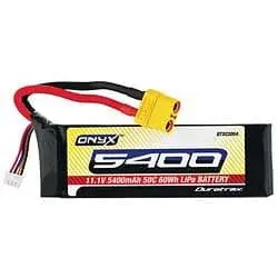 Dtxc 2005 Lipo Onyx 3S 11.1V 5400Mah 50C Soft Case Xt90 1