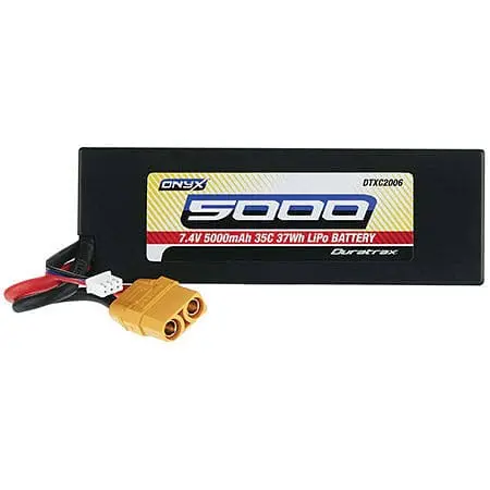 Onyx 2007 Lipo 2S 7.4V 5000Mah 35C Hard Case Xt90 1